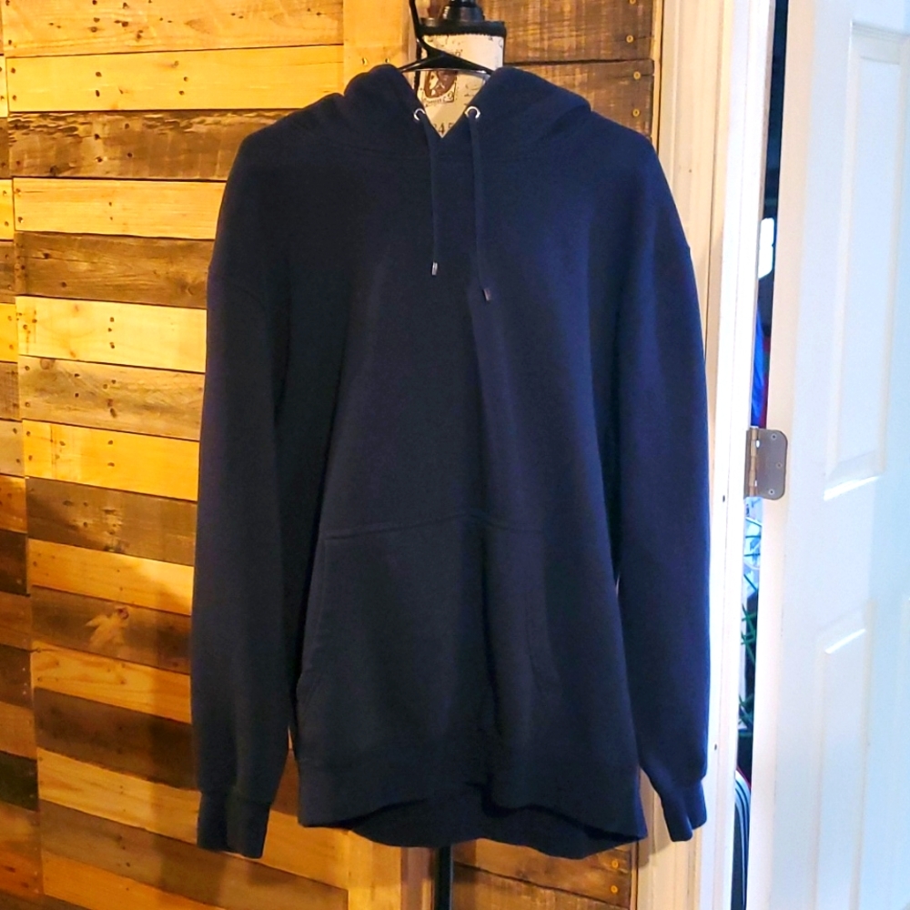 Lifted to death Navy workout hoodie sz XL